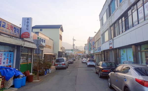 2019년 도시재생 뉴딜사업 대상지역인 장흥읍 서부 지역 시가지
